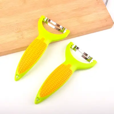 2-Delni Noži Za Lupljenje Koruze Z Nedrsečim Ergonomskim Ročajem In Ostrim Rezilom