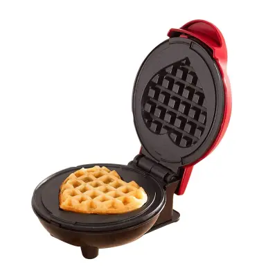 Heart Shape Mini Red Pekač Za Vaflje Za Klasični Domači Električni Pekač Za Torte Iz Nerjavečega Jekla 350 W