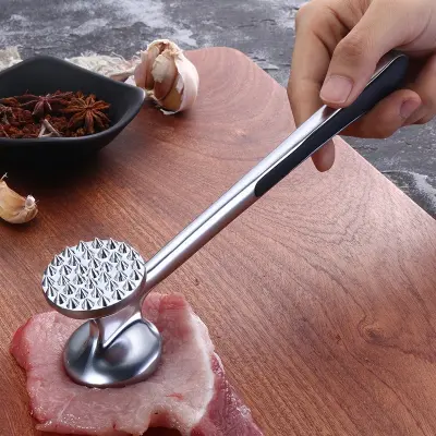 Kladivo Za Meso Iz Cinkove Zlitine Z Vzorcem Visečih Lukenj Loose Meat Hammer