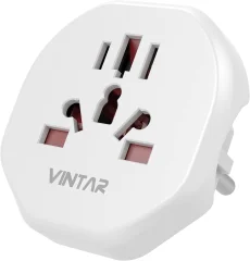 Adapter vtiča iz EU v Nemčijo - čisti baker (bel)