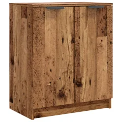 vidaXL Omarica za čevlje starinski les 59x35x70 cm inženirski les
