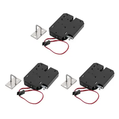 3X 12V 2A Električna Ključavnica 150 Kg/330 Lb Varna Zadrževalna Sila Električni Nadzor Vrat