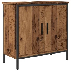 vidaXL Omarica za umivalnik starinski les 60x30x60 cm inženirski les
