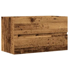 vidaXL Omarica za umivalnik starinski les 90x38,5x45 cm inž. les