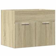 vidaXL Omarica za umivalnik sonoma hrast 60x38,5x46 cm iverna plošča