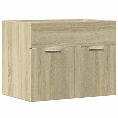 vidaXL Omarica za umivalnik sonoma hrast 60x38,5x46 cm iverna plošča