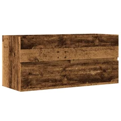 vidaXL Omarica za umivalnik starinski les 100x38,5x45 cm inž. les