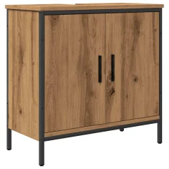 vidaXL Omarica za umivalnik artisan hrast 60x30x60 cm inž. les