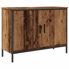vidaXL Omarica za umivalnik starinski les 80x30x60 cm inženirski les