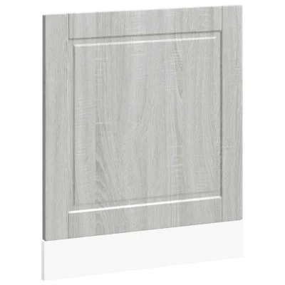 vidaXL Plošča za pomivalni stroj Porto siva sonoma 60x1,5x67 cm