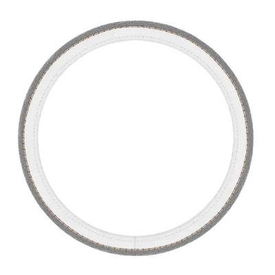 Protizdrsna prevleka za volan iz PU usnja - 38 cm - univerzalno prileganje Grey