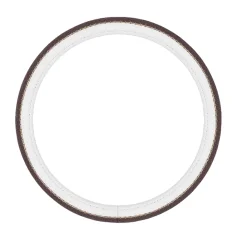 Protizdrsna prevleka za volan iz PU usnja - 38 cm - univerzalno prileganje coffee