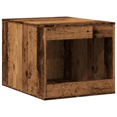 vidaXL Omara za mačje stranišče starinski les 47x59x42 cm inž. les