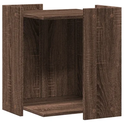vidaXL Omara za mačje stranišče rjavi hrast 42x42x51 cm inženirski les