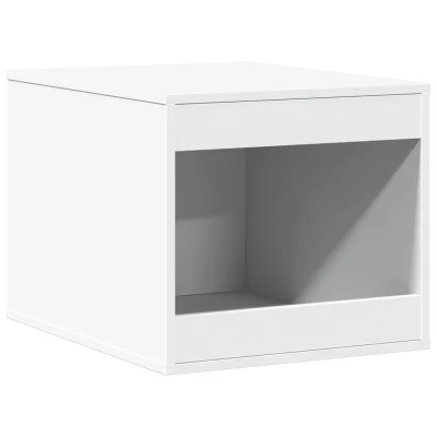 vidaXL Omara za mačje stranišče bela 47x59x42 cm inženirski les