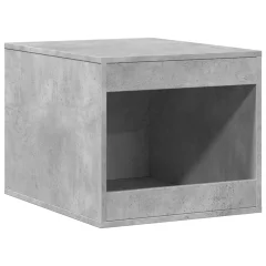 vidaXL Omara za mačje stranišče betonsko siva 47x59x42 cm inž. les