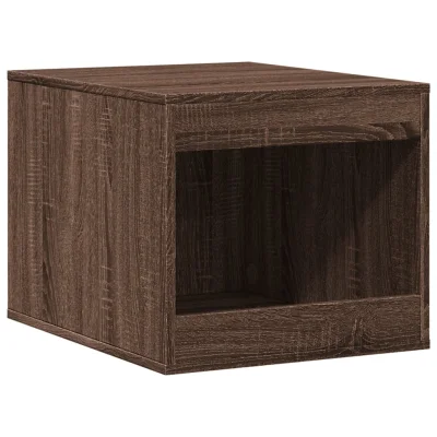 vidaXL Omara za mačje stranišče rjavi hrast 47x59x42 cm inž. les