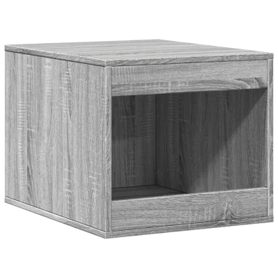 vidaXL Omara za mačje stranišče siva sonoma 47x59x42 cm inženirski les