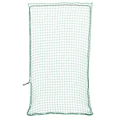 vidaXL Mreža za prikolico z elastično vrvjo zelena 2,7x1,5 m PP
