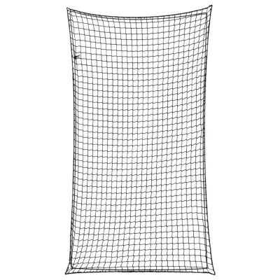 vidaXL Mreža za prikolico z elastično vrvjo črna 4,5x2,5 m PP