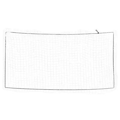 vidaXL Mreža za prikolico z elastično vrvjo bela 7x3,5 m PP