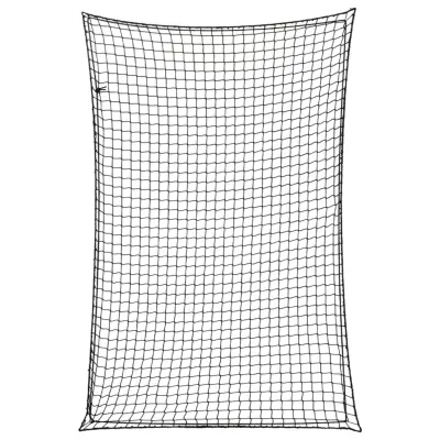 vidaXL Mreža za prikolico z elastično vrvjo črna 3x2 m PP