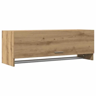 vidaXL Garderobna omara artisan hrast 100x32,5x35 cm inženirski les