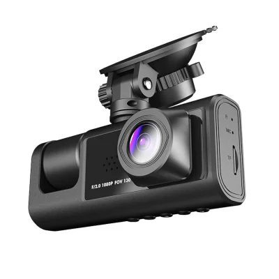 Snemalnik vožnje s 3 lečami 1080P, spredaj, notranjost in zadaj