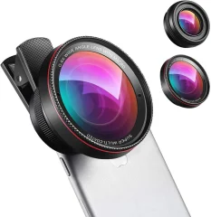 0,6-kratni super širokokotni objektiv, 15-kratni makro objektiv, komplet leč za telefon 2 v 1 za iPhone, Samsung