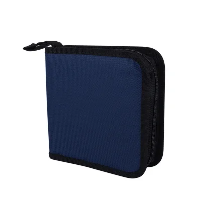 Prenosno držalo za plošče Oxford Cloth 40 za CD/DVD, torba za shranjevanje DJ-jev na zadrgo