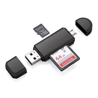 USB SD/Micro SD čitalnik kartic OTG adapter