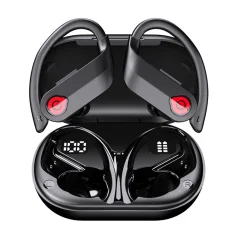 Brezžične slušalke Bluetooth, 5.3, upravljanje šumov, LED zaslon