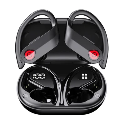 Brezžične slušalke Bluetooth, 5.3, upravljanje šumov, LED zaslon