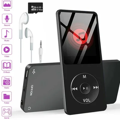 Bluetooth MP3/MP4 predvajalnik, HiFi, 16 GB, FM radio, LCD zaslon