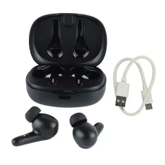 Prave brezžične Bluetooth slušalke, nizka latenca, črne