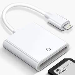 Apple Lightning to SD Card Camera Reader Adapter za iPhone/iPad