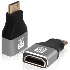 2 KOS Mini/Micro HDMI v HDMI adapter, 8K60Hz pretvornik