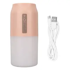 Mini vlažilec, 280 ml, 2 načina pršenja, napajanje preko USB-ja, nočna lučka, prenosni