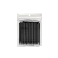 Vatirane palčke / odstranjevalec ličil - 100 pak Black