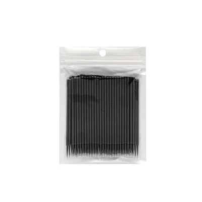Vatirane palčke / odstranjevalec ličil - 100 pak Black