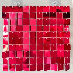 Kinetična plošča z bleščicami Red
