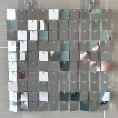 Kinetična plošča z bleščicami Silver