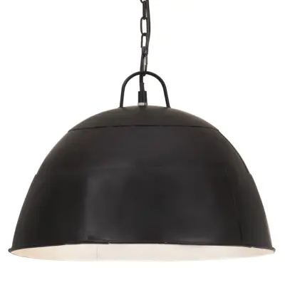 vidaXL Industrijska starinska viseča svetilka 25 W črna 41 cm E27