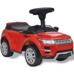 Rdeč Land Rover 348 otroški avto z glasbo