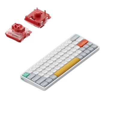 Nuphy Air60 V2 Brezžična Mehanska Tipkovnica Slim Ionic White Cowberry Switch / Bluetooth / 2.4GHz