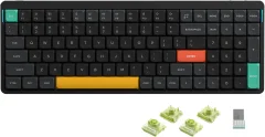 Nuphy Air96 V2 Brezžična Mehanska Tipkovnica / Slim Basalt Black Aloe Switch