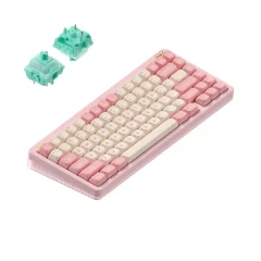 Nuphy - Halo75 v2 Brezžična Mehanska Tipkovnica / Sakura Fizz Mint Switch