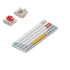 Nuphy Air60 V2 Brezžična Mehanska Tipkovnica Slim Ionic White Red Switch / Bluetooth / 2.4GHz