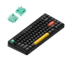 Nuphy - Halo75 v2 Brezžična Mehanska Tipkovnica / Obsidian Black Mint Switch
