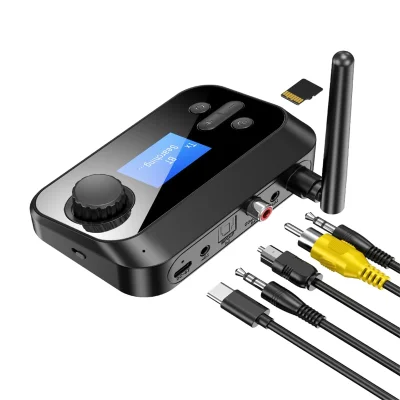 Bluetooth avdio sprejemnik z optičnimi vlakni, MP3 predvajalnik s kartico TF